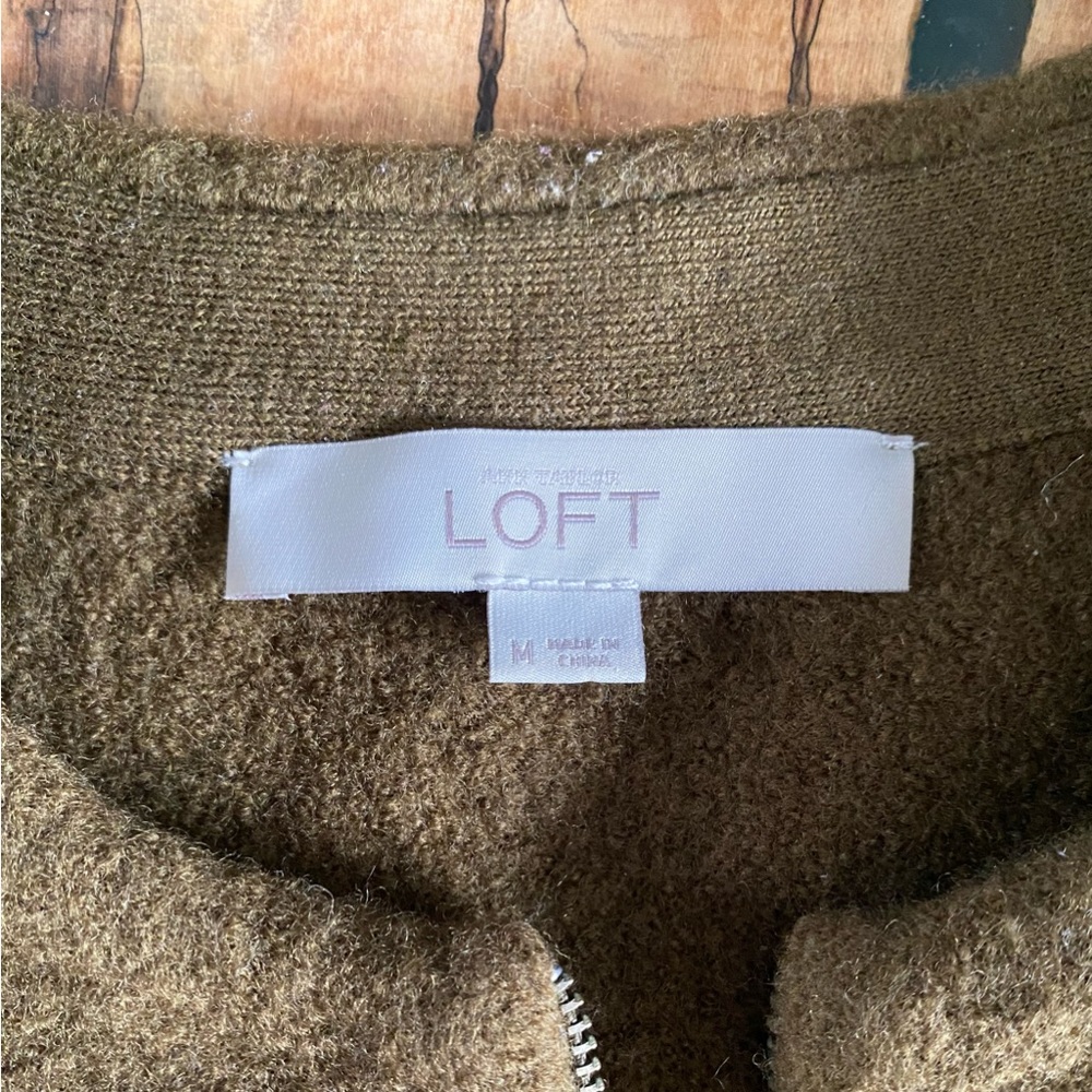 LOFT Merino Wool Ruffle Jacket - Picture 4 of 7